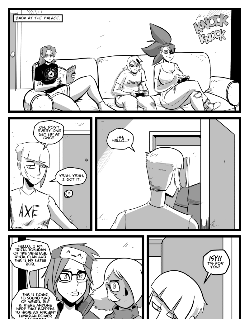 Mega Maiden - Episode 31, Page 17: 31 Space Ninjas?!