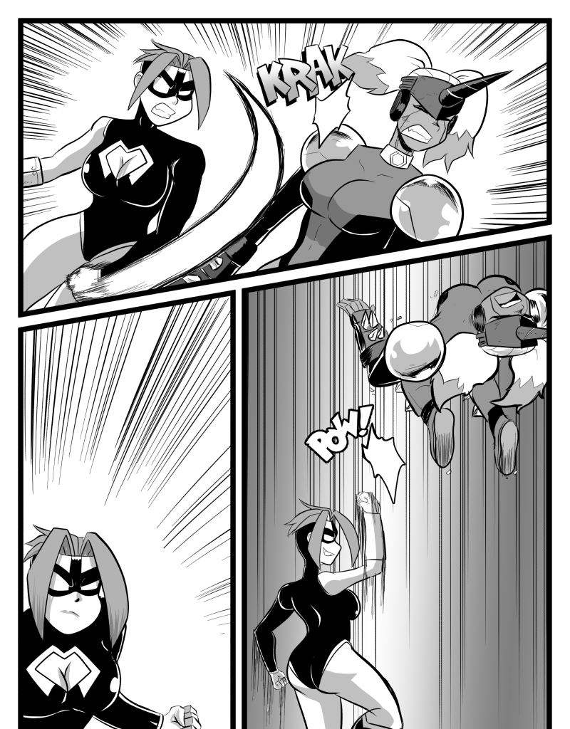 Mega Maiden - Episode 32, Page 10: 32 - 1,2,3 Slam!