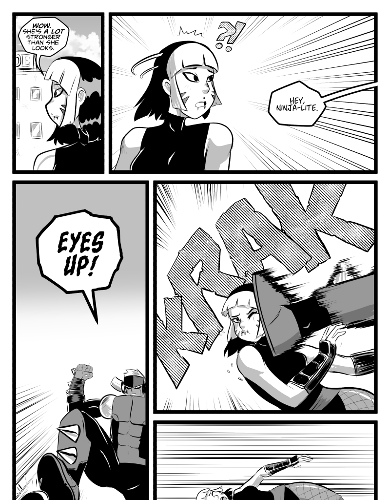 Mega Maiden - Episode 32, Page 12: 32 - 1,2,3 Slam!