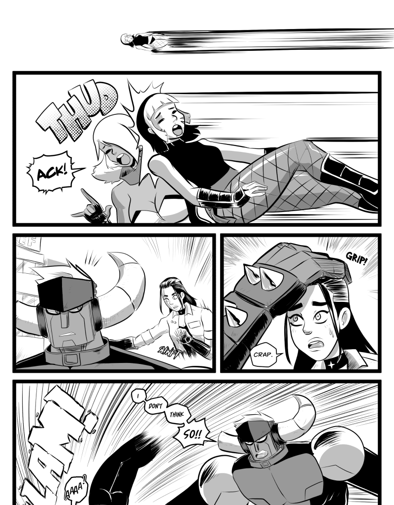 Mega Maiden - Episode 32, Page 13: 32 - 1,2,3 Slam!