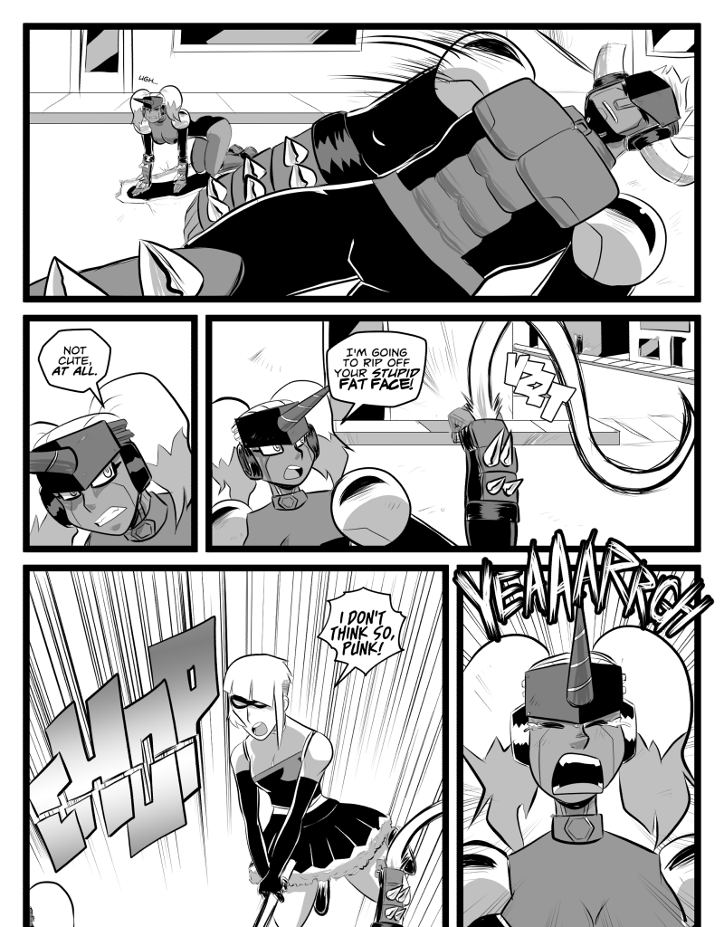 Mega Maiden - Episode 32, Page 15: 32 - 1,2,3 Slam!