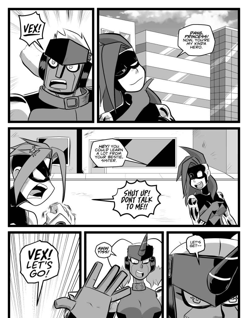 Mega Maiden - Episode 32, Page 16: 32 - 1,2,3 Slam!