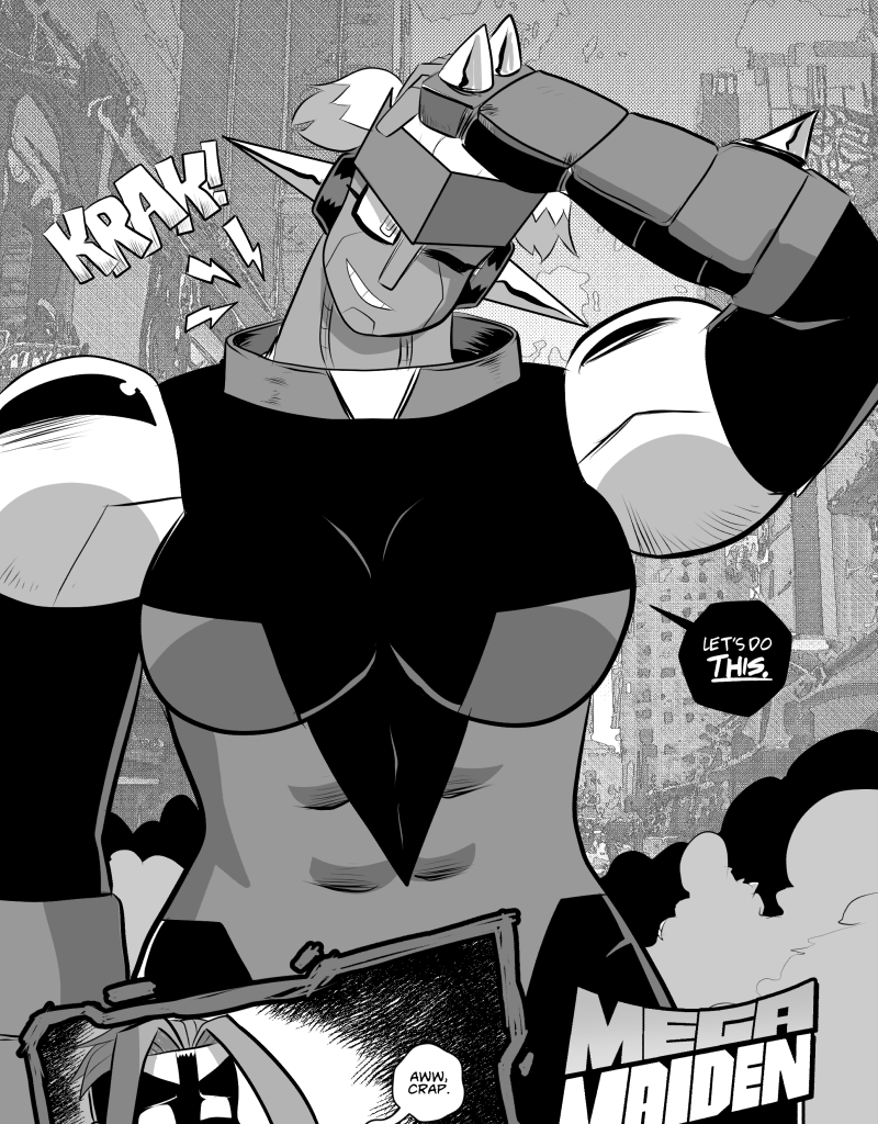 Mega Maiden - Episode 33, Page 2: 33 Get Rekt!