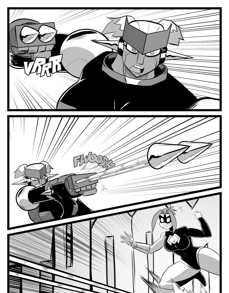 Mega Maiden - Episode 33, Page 3: 33 Get Rekt!