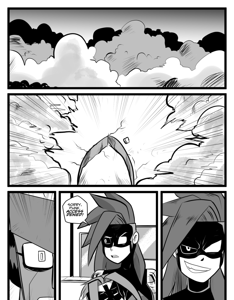 Mega Maiden - Episode 33, Page 8: 33 Get Rekt!