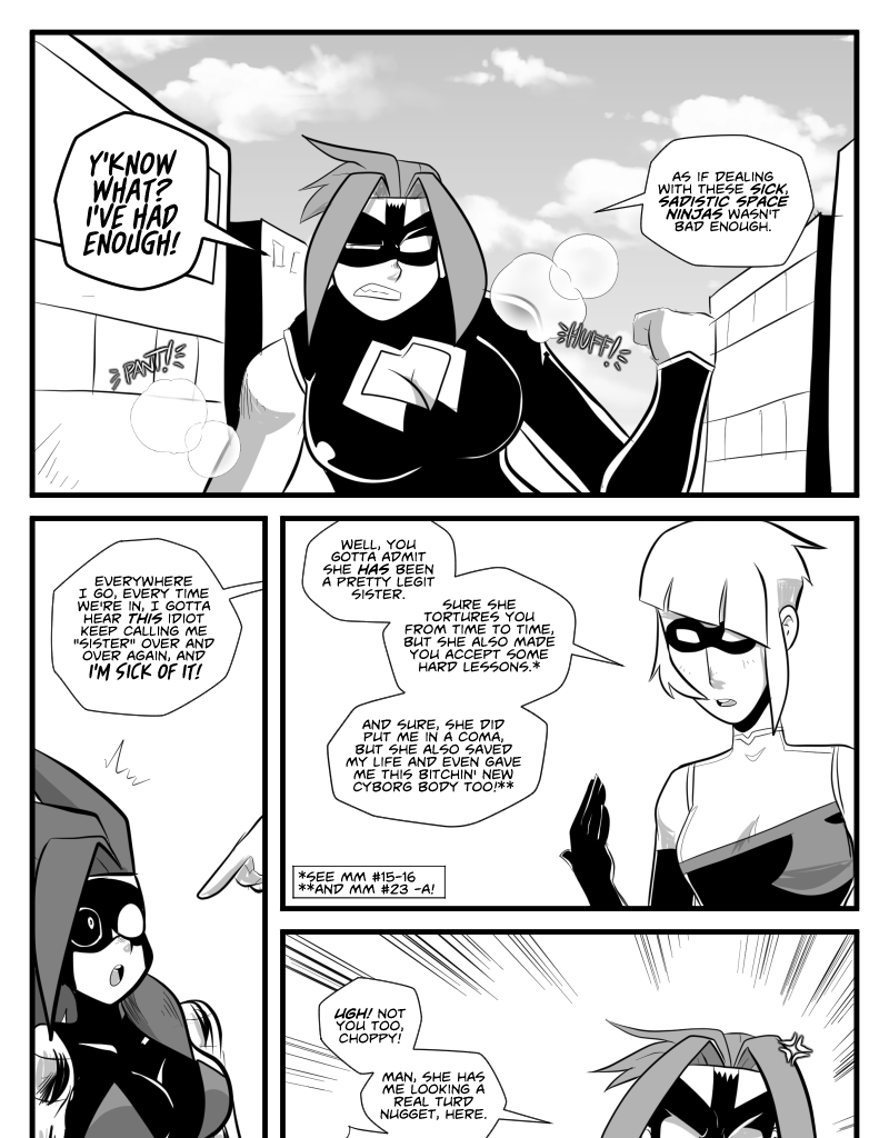 Mega Maiden - Episode 34, Page 2: 34 Pushed to the Limit!