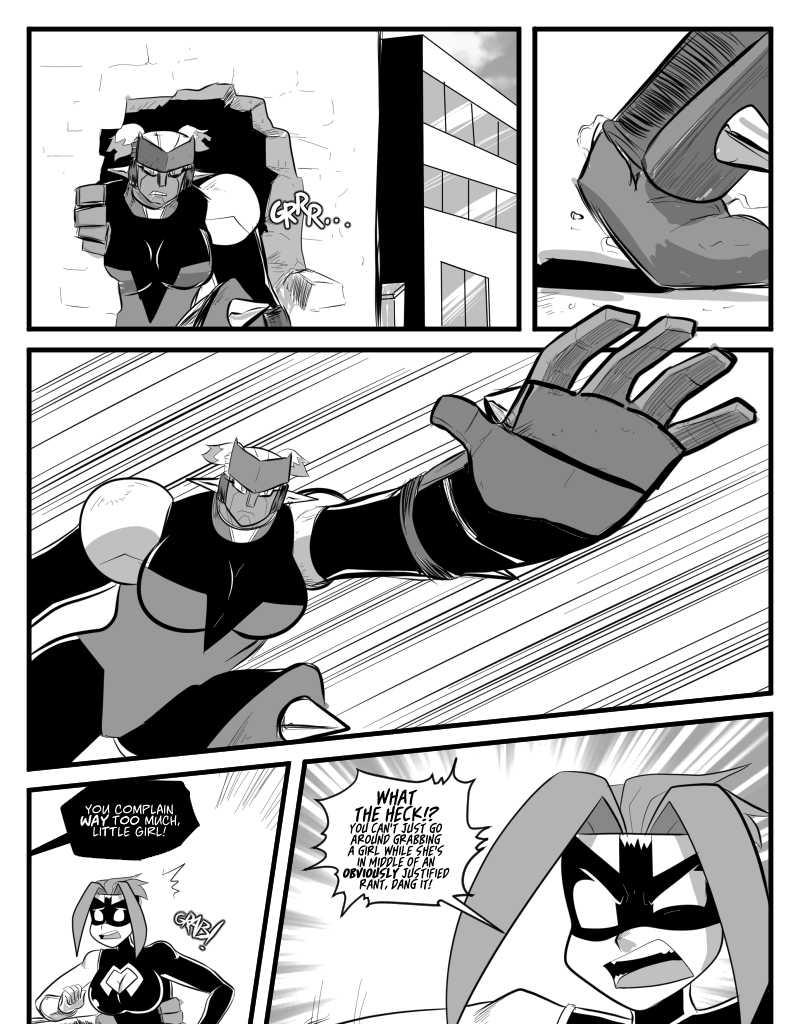 Mega Maiden - Episode 34, Page 3: 34 Pushed to the Limit!