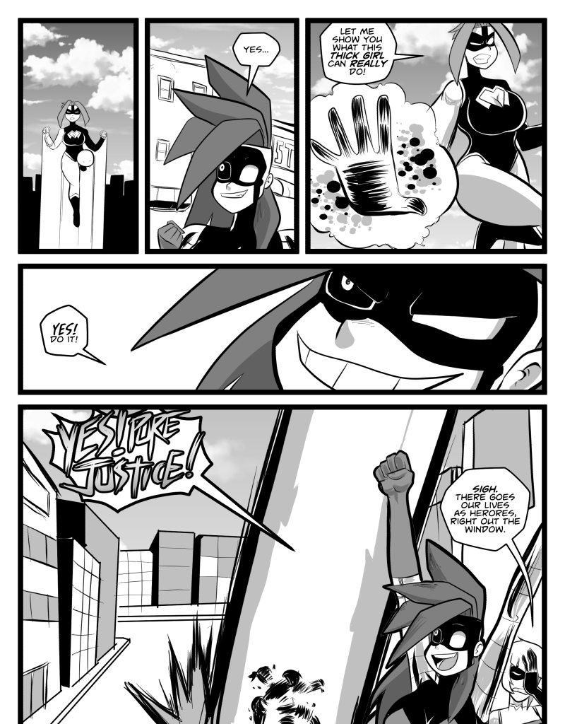 Mega Maiden - Episode 34, Page 14: 34 Pushed to the Limit!