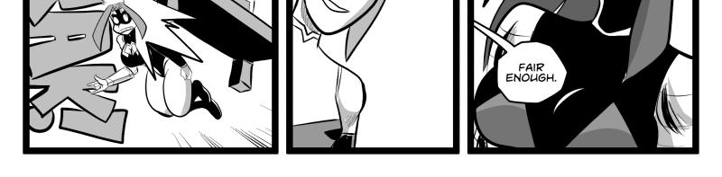 Mega Maiden - Episode 34, Page 16: 34 Pushed to the Limit!