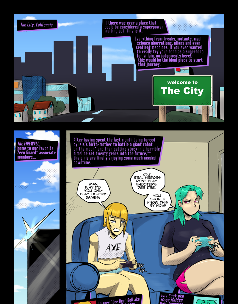 Mega Maiden - Episode 35, Page 2: 35 The Girls are back in town