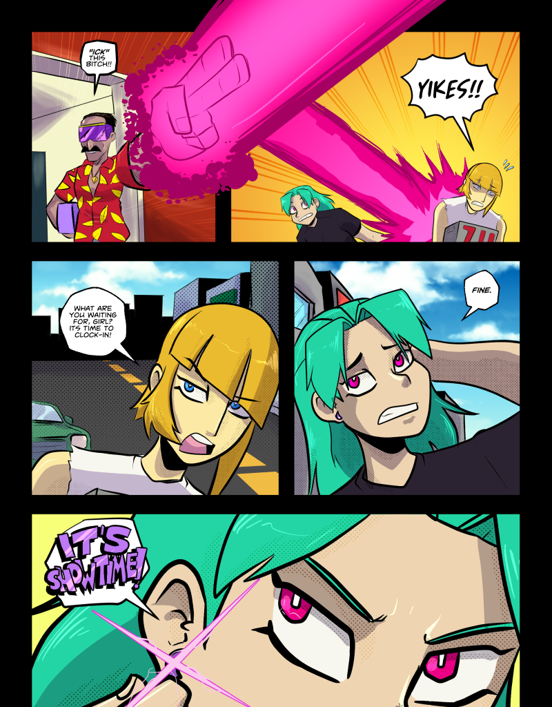 Mega Maiden - Episode 35, Page 5: 35 The Girls are back in town