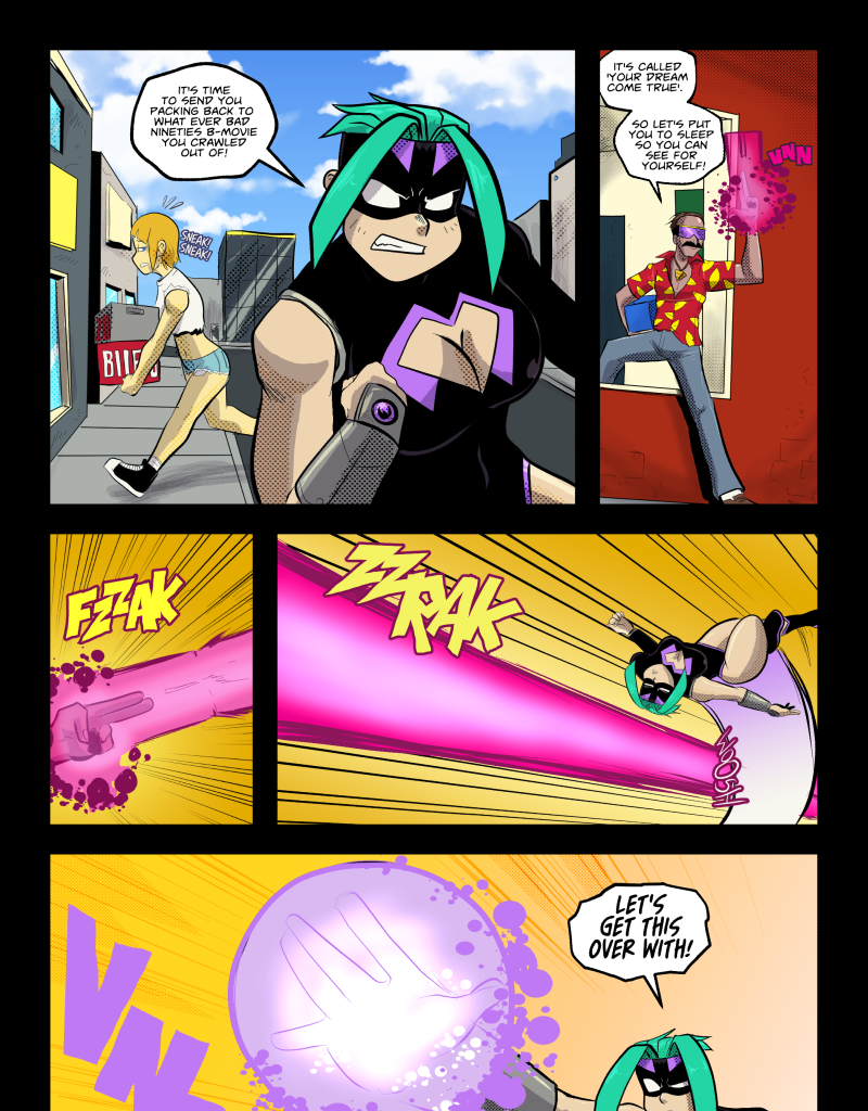 Mega Maiden - Episode 35, Page 6: 35 The Girls are back in town
