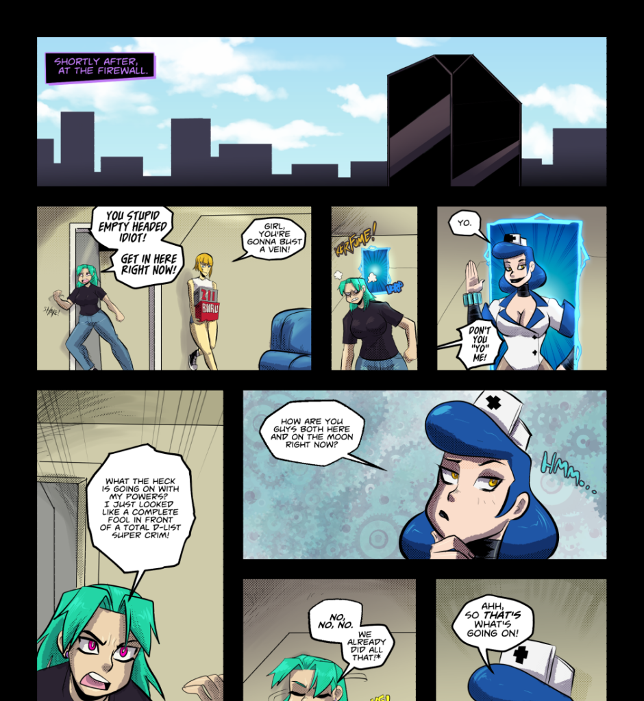 Mega Maiden - Episode 35, Page 10: 35 The Girls are back in town