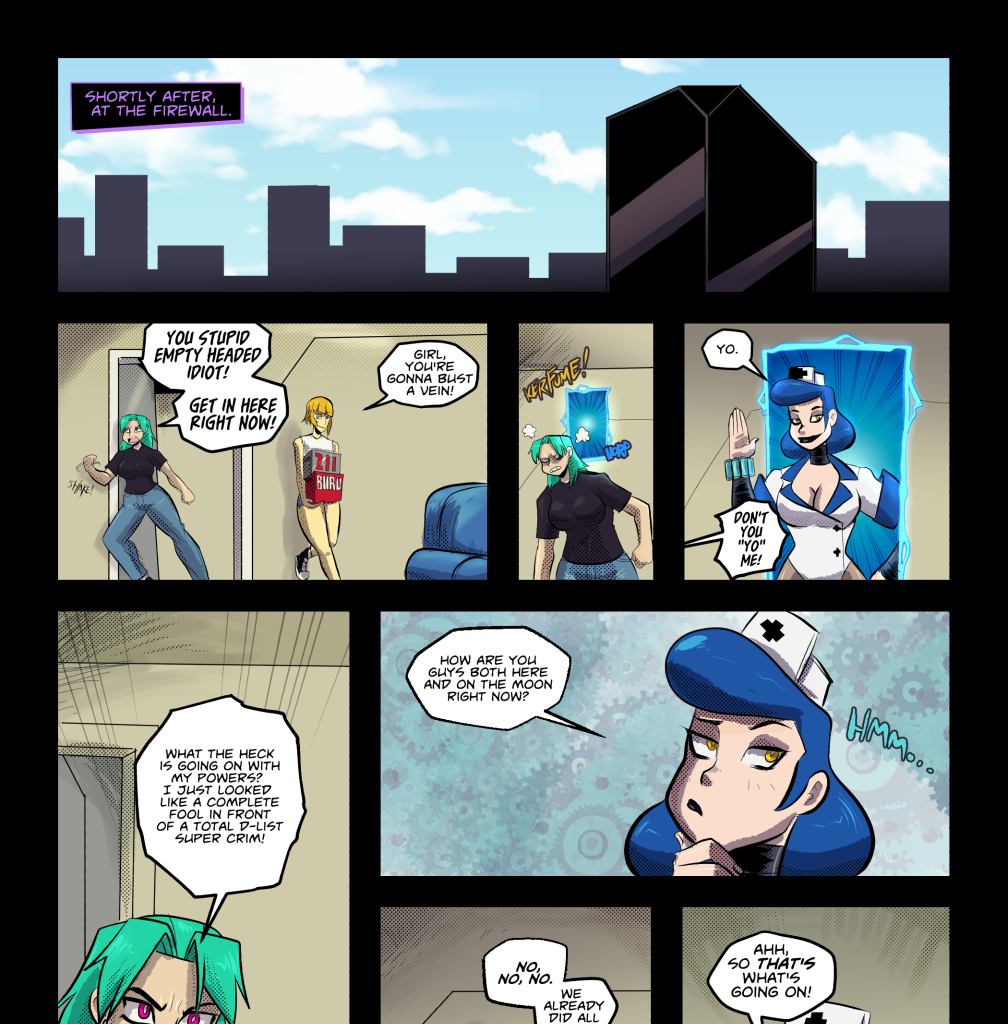 Mega Maiden - Episode 35, Page 11: 35 The Girls are back in town