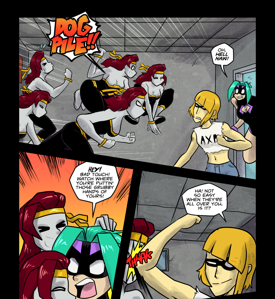 Mega Maiden - Episode 36, Page 13: 36 Total Chaos!
