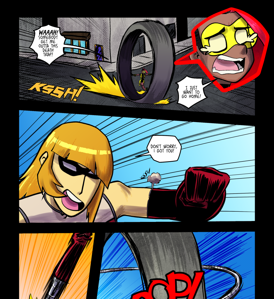 Mega Maiden - Episode 38, Page 14: 38 The Chaos Engine