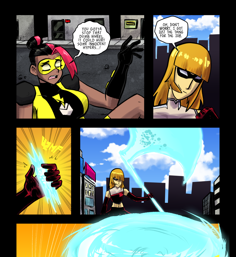 Mega Maiden - Episode 38, Page 15: 38 The Chaos Engine