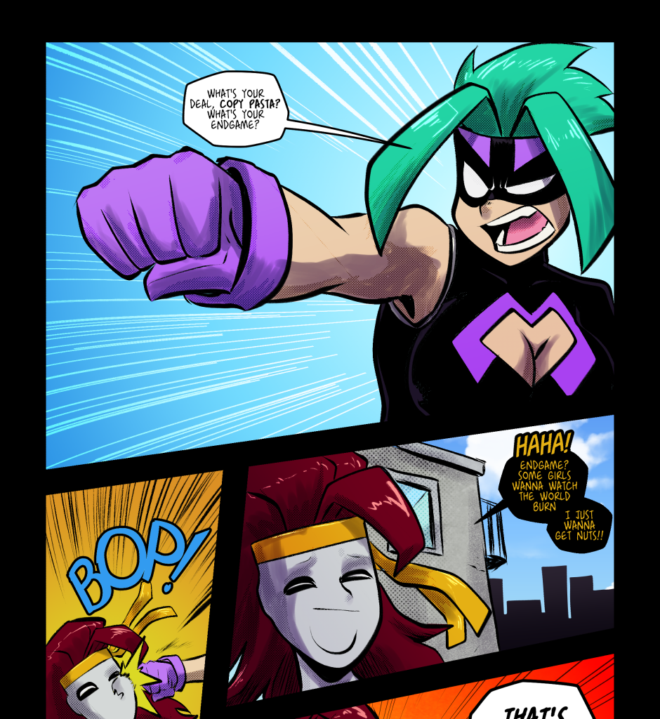 Mega Maiden - Episode 38, Page 17: 38 The Chaos Engine