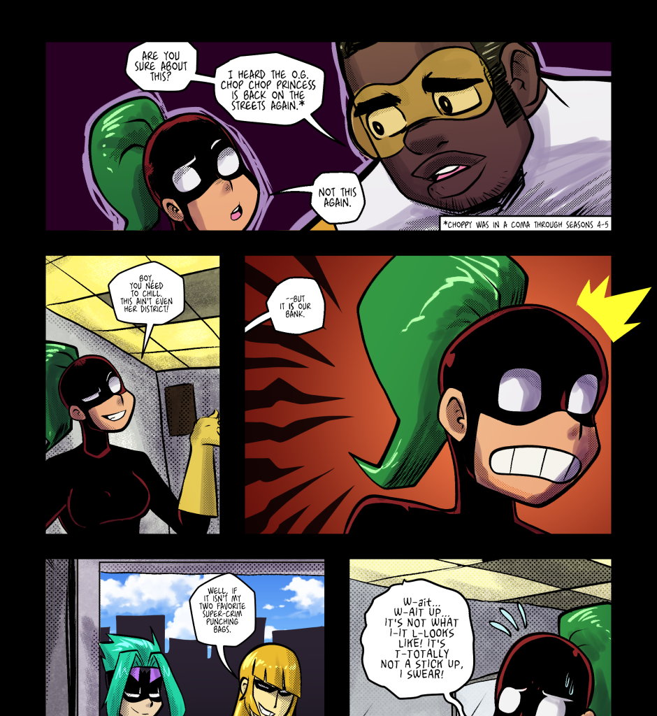 Mega Maiden - Episode 39, Page 3: Chapter 39 Enter the Paladin Princess