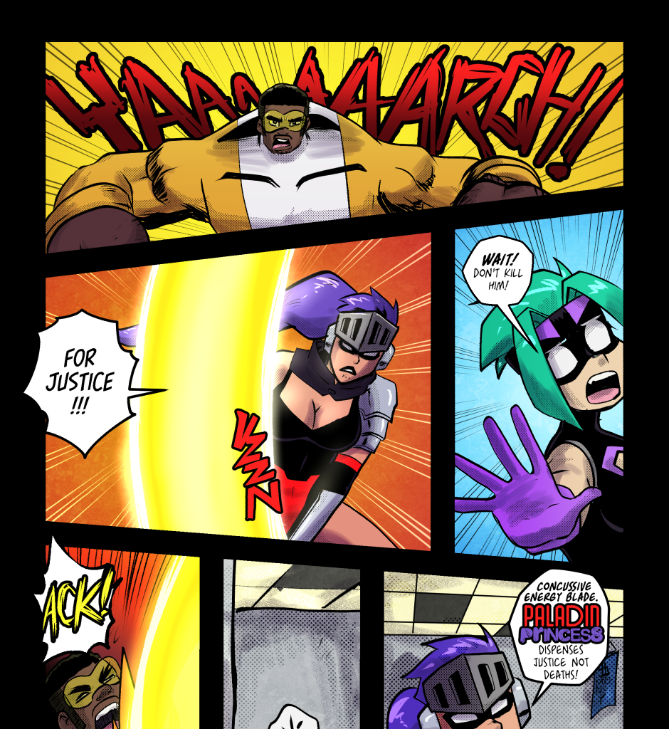 Mega Maiden - Episode 39, Page 8: Chapter 39 Enter the Paladin Princess