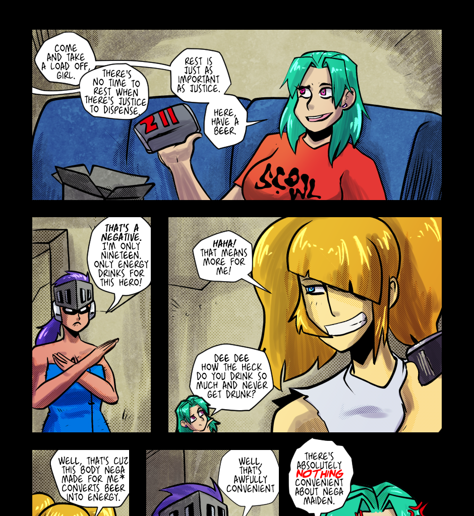 Mega Maiden - Episode 39, Page 13: Chapter 39 Enter the Paladin Princess