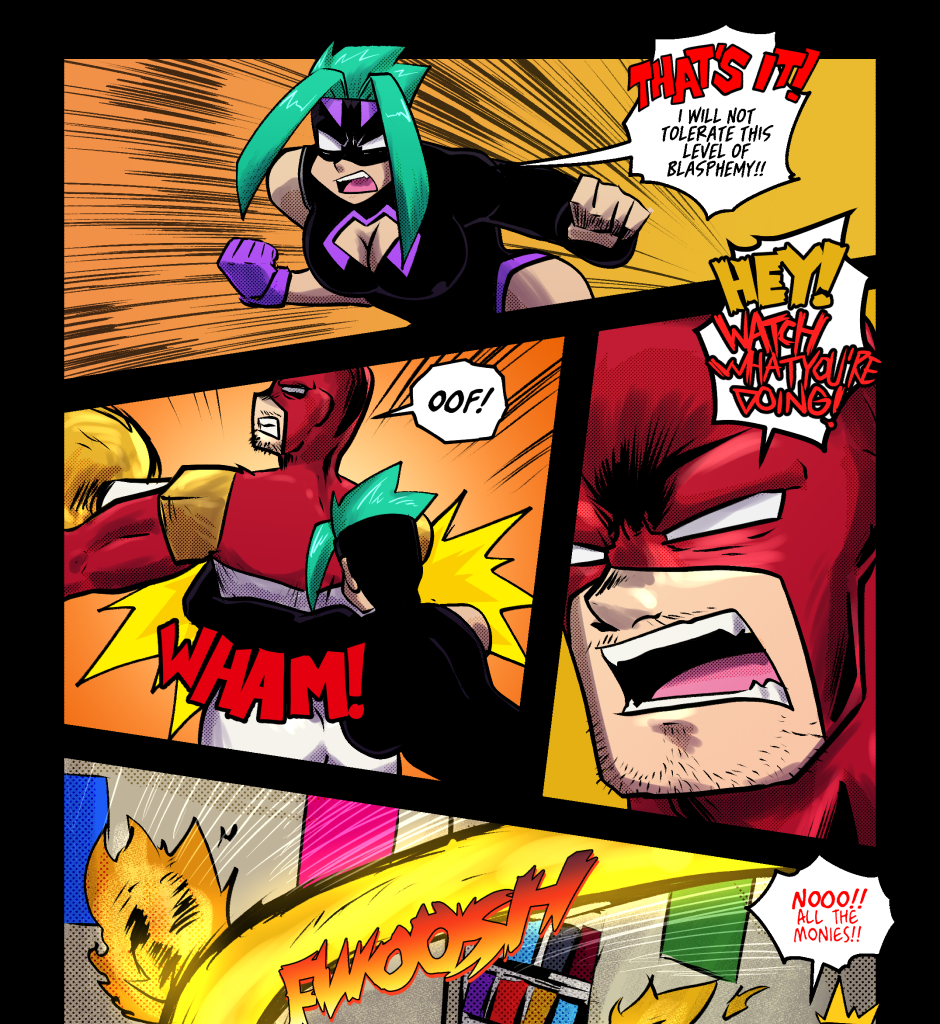 Mega Maiden - Episode 39, Page 21: Chapter 39 Enter the Paladin Princess