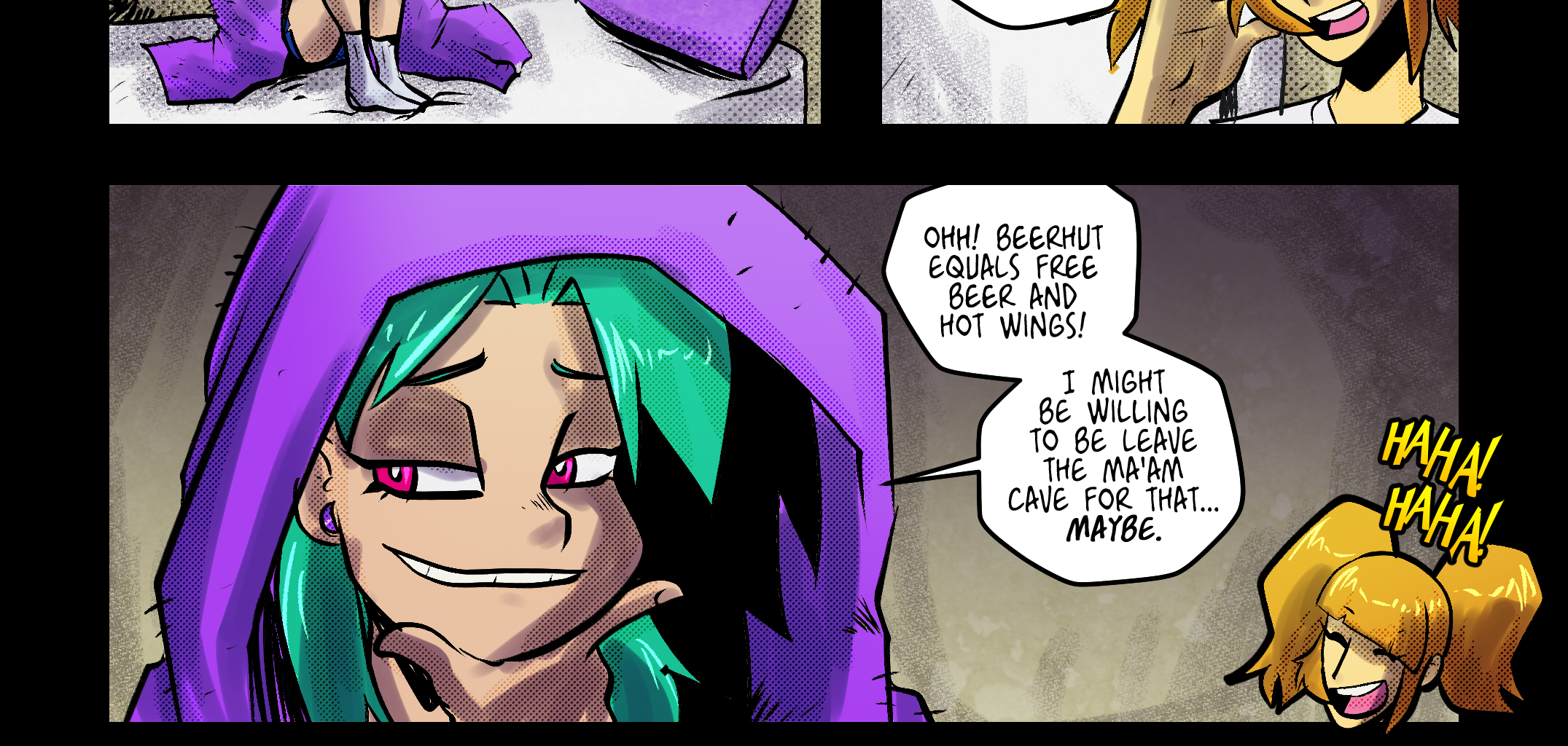 Mega Maiden - Episode 40, Page 2: 40 Into the Underground
