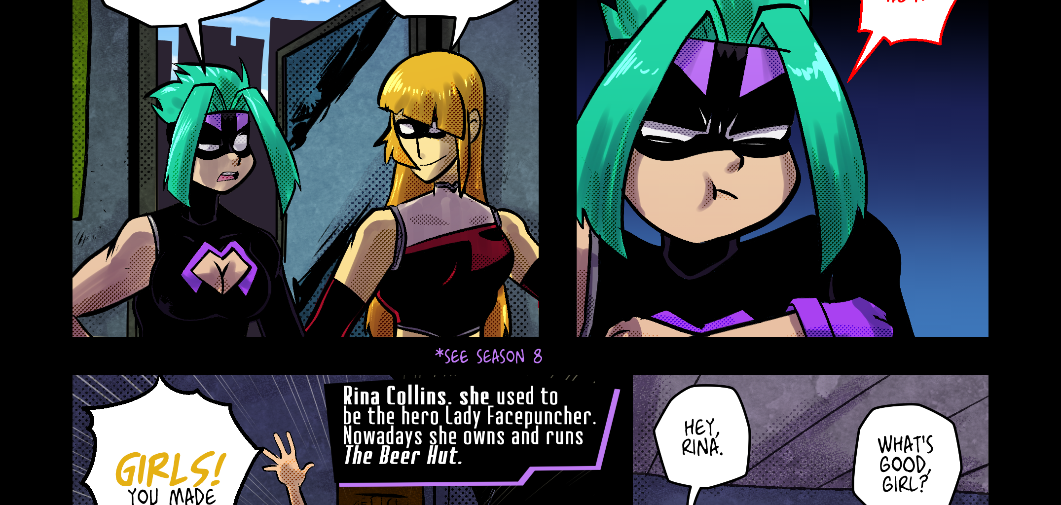 Mega Maiden - Episode 40, Page 3: 40 Into the Underground