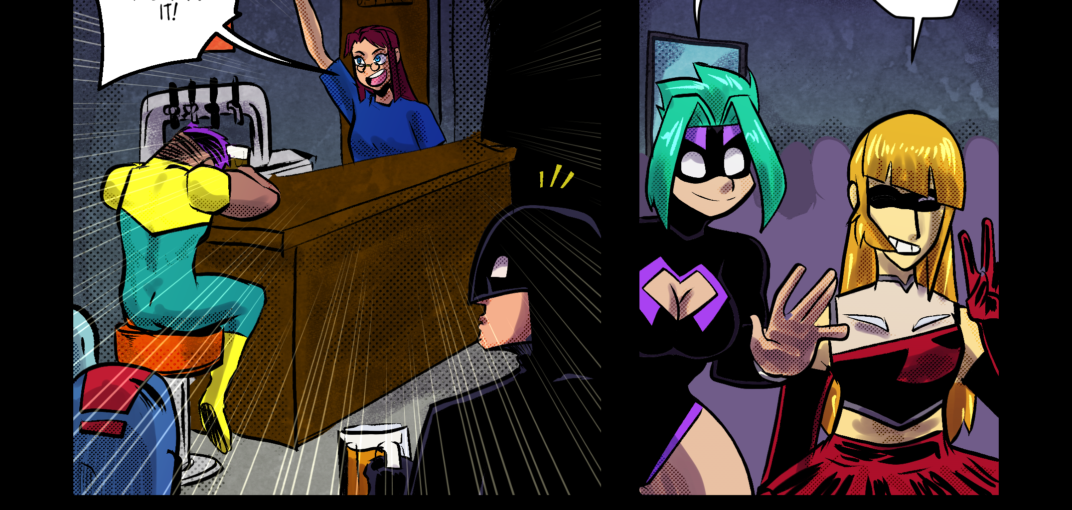 Mega Maiden - Episode 40, Page 3: 40 Into the Underground