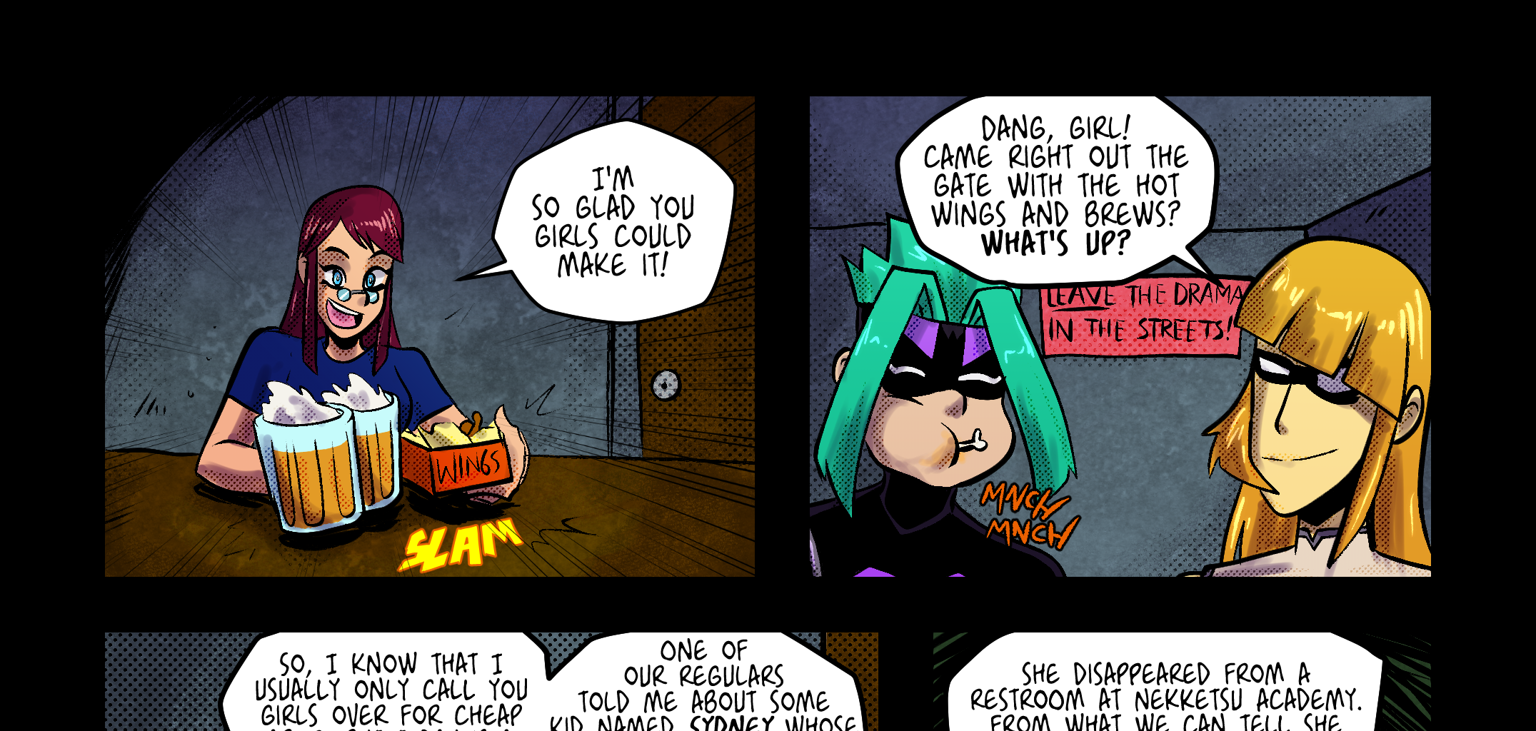 Mega Maiden - Episode 40, Page 4: 40 Into the Underground