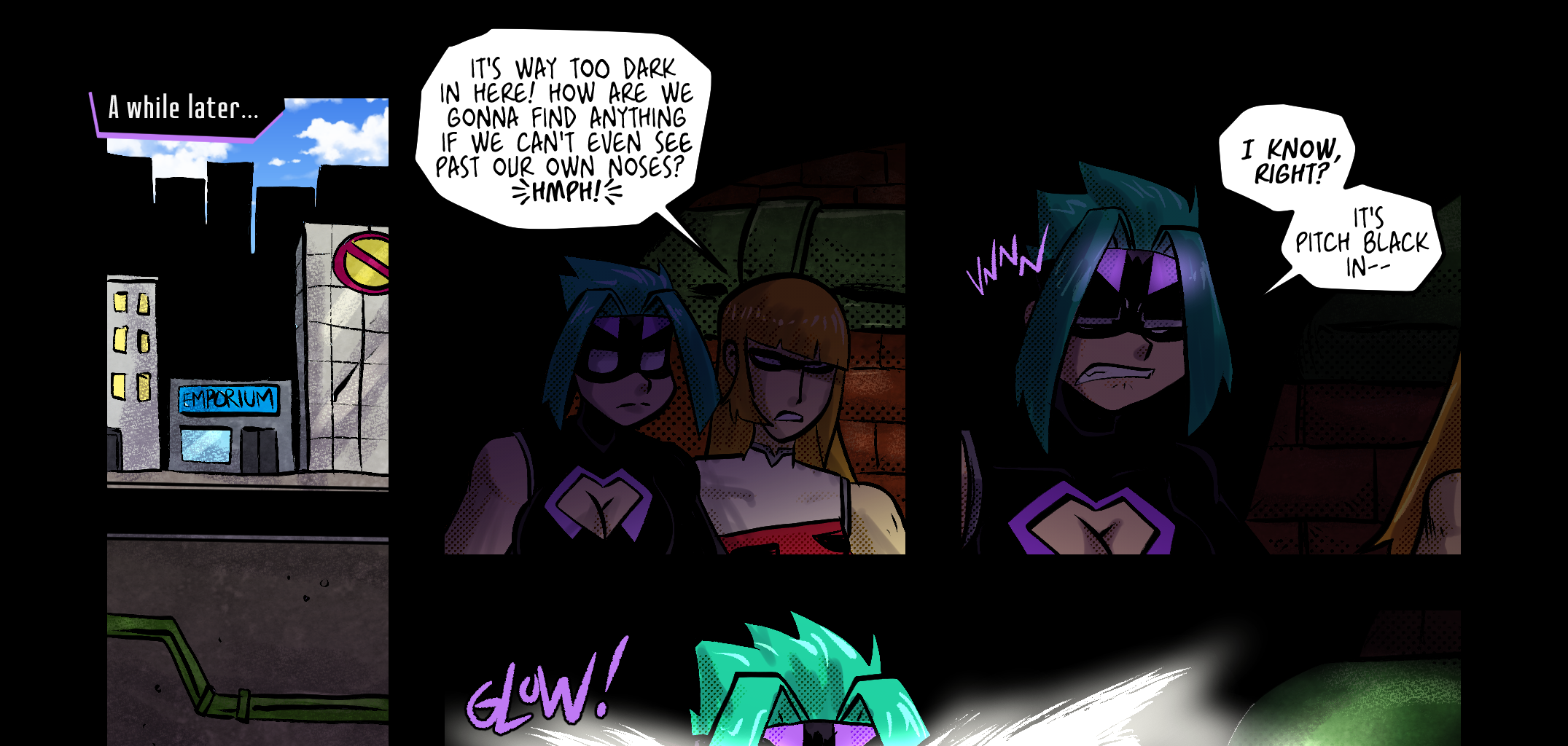 Mega Maiden - Episode 40, Page 5: 40 Into the Underground