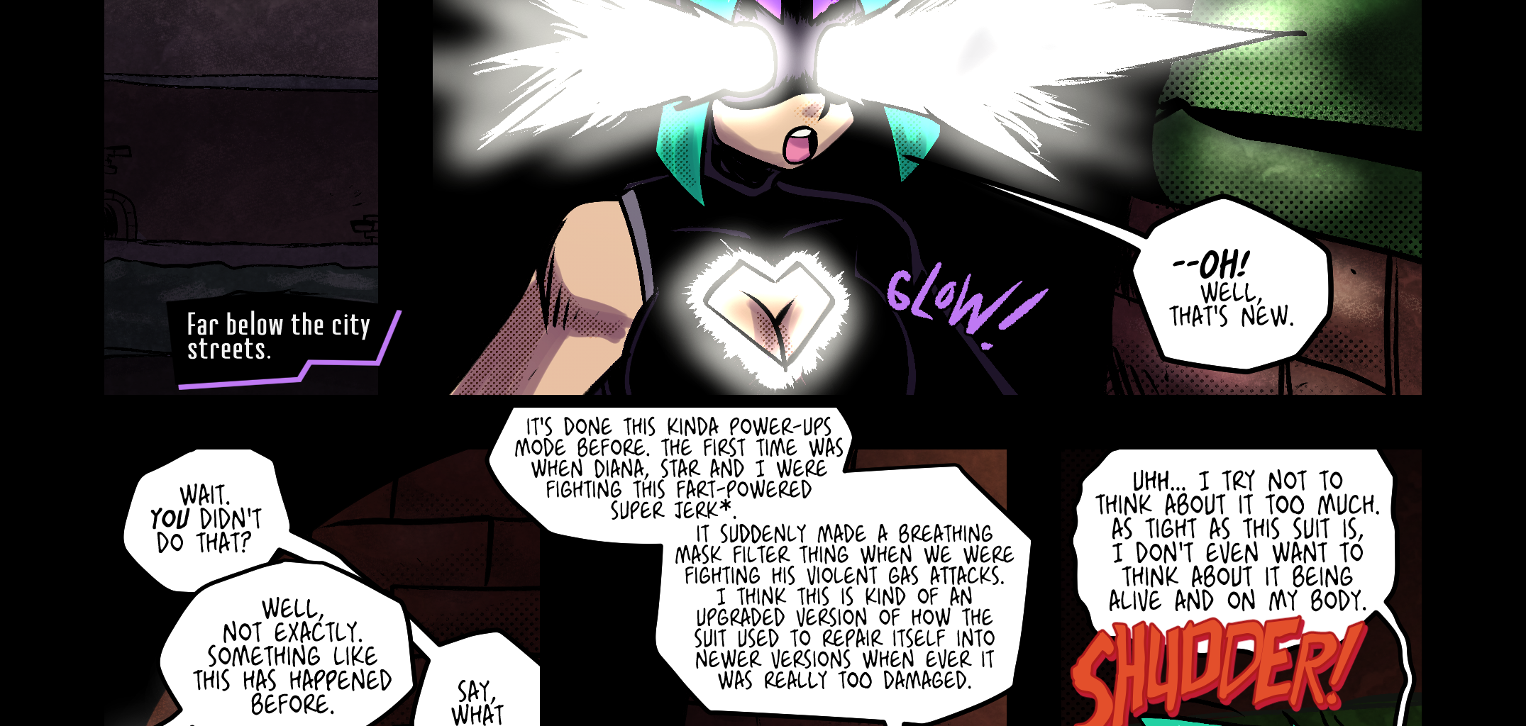 Mega Maiden - Episode 40, Page 5: 40 Into the Underground