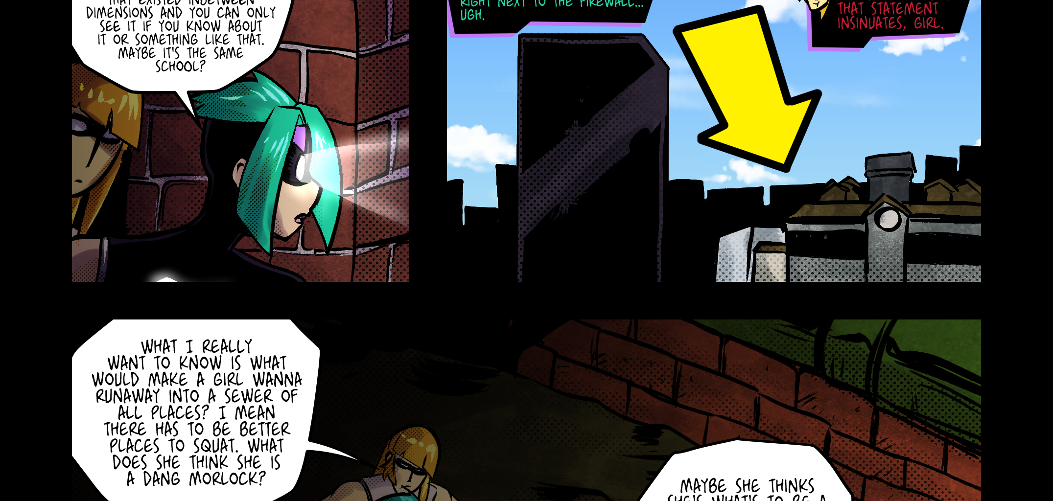 Mega Maiden - Episode 40, Page 6: 40 Into the Underground