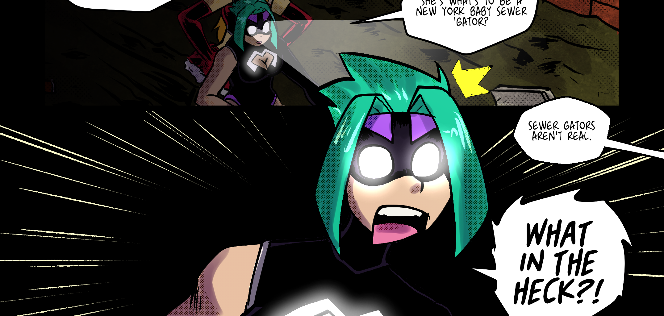 Mega Maiden - Episode 40, Page 6: 40 Into the Underground