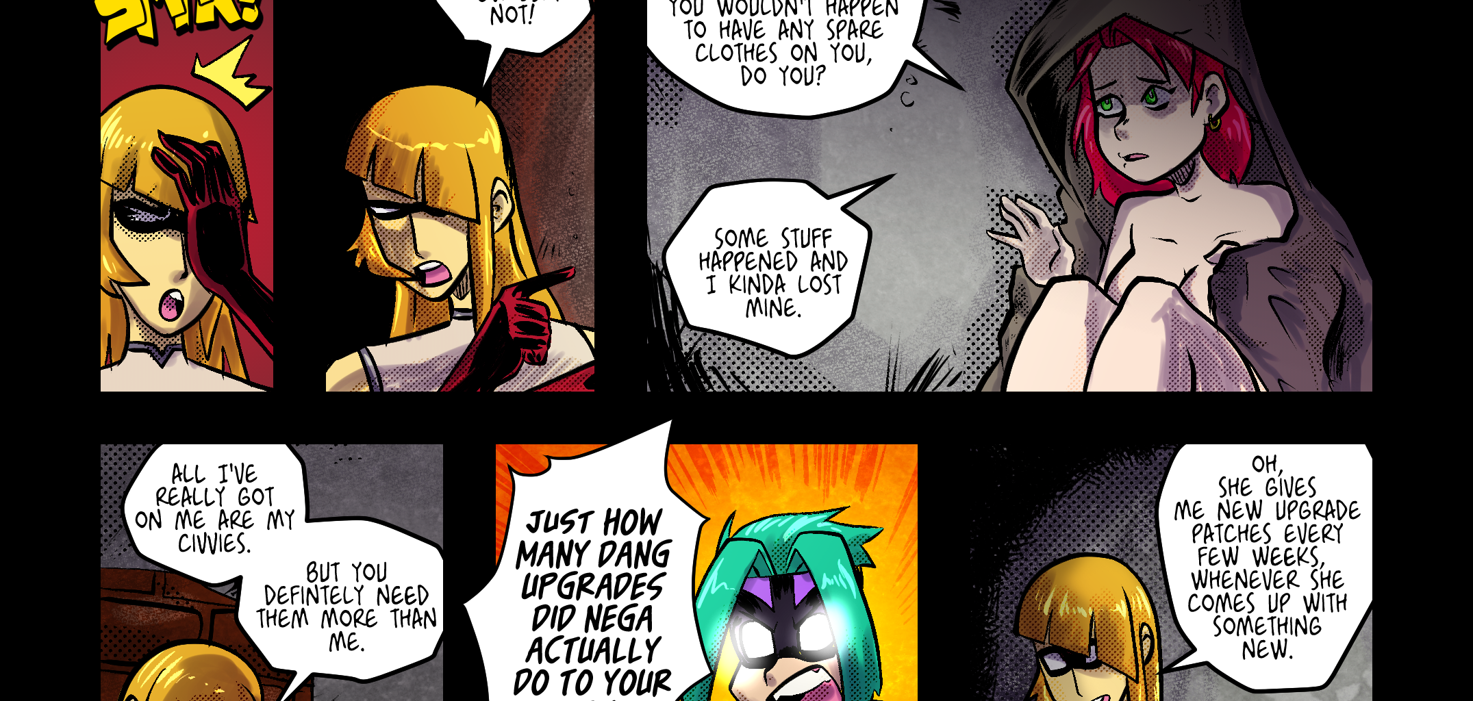 Mega Maiden - Episode 40, Page 7: 40 Into the Underground