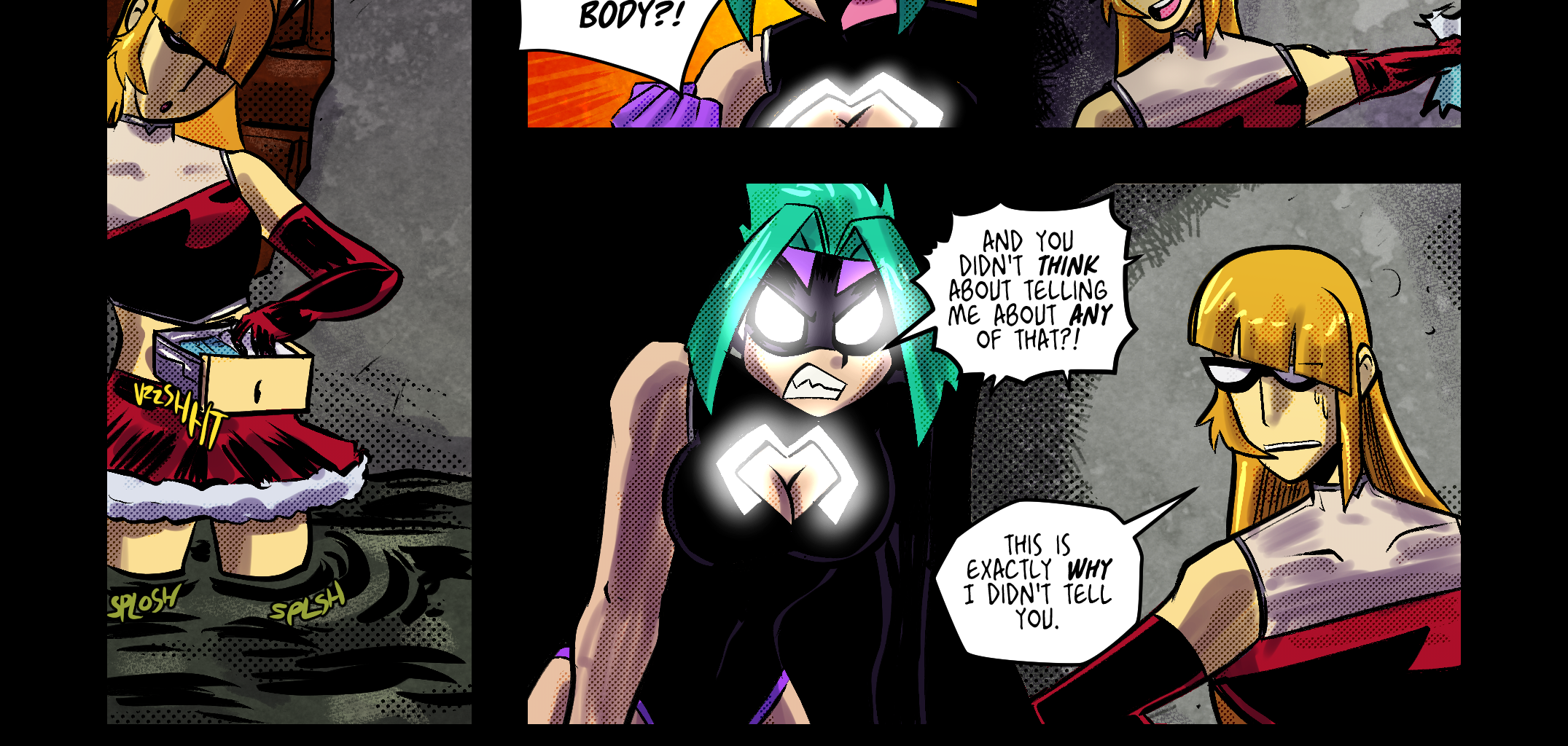 Mega Maiden - Episode 40, Page 7: 40 Into the Underground