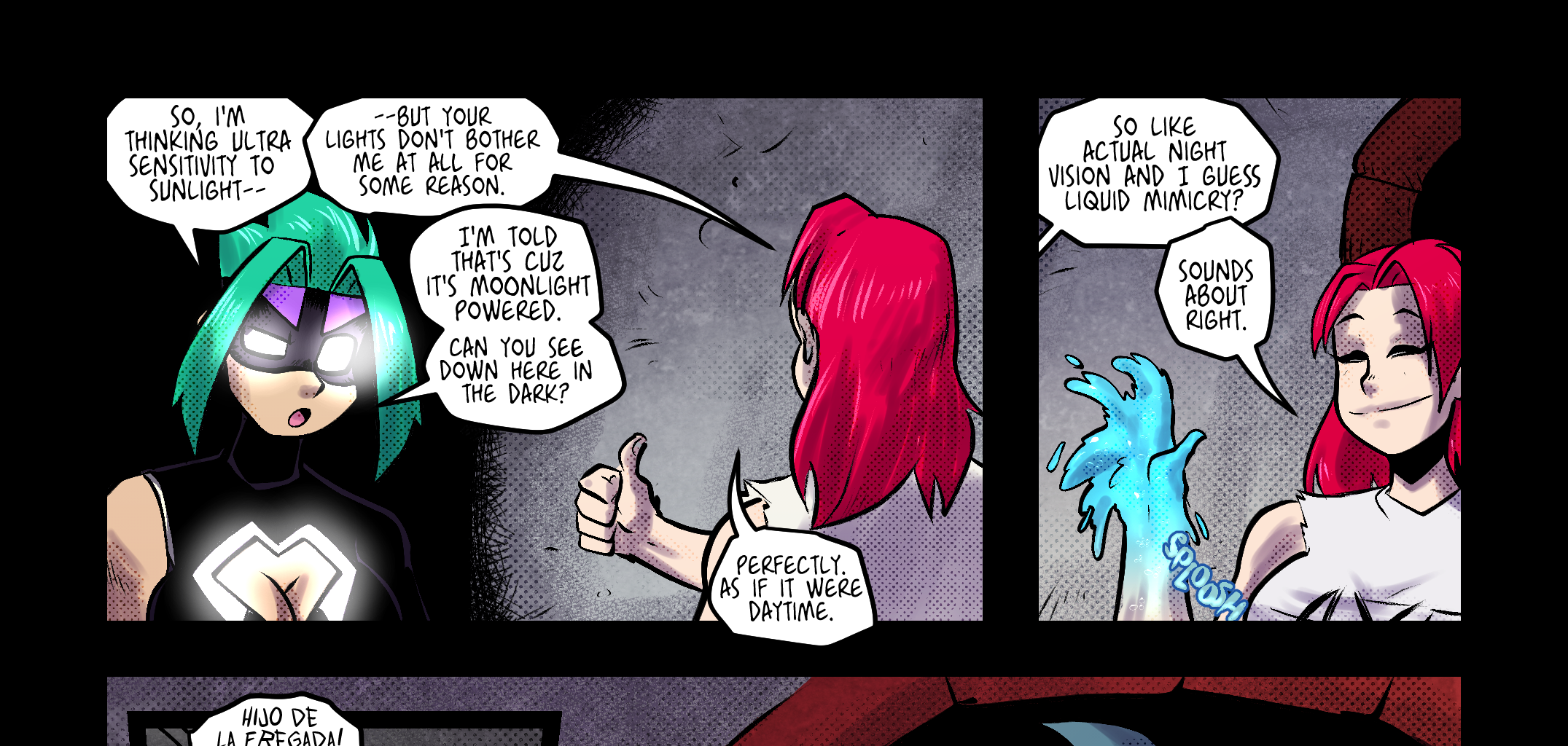 Mega Maiden - Episode 40, Page 10: 40 Into the Underground