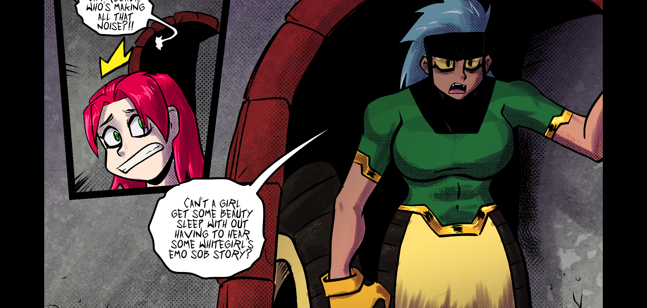 Mega Maiden - Episode 40, Page 10: 40 Into the Underground
