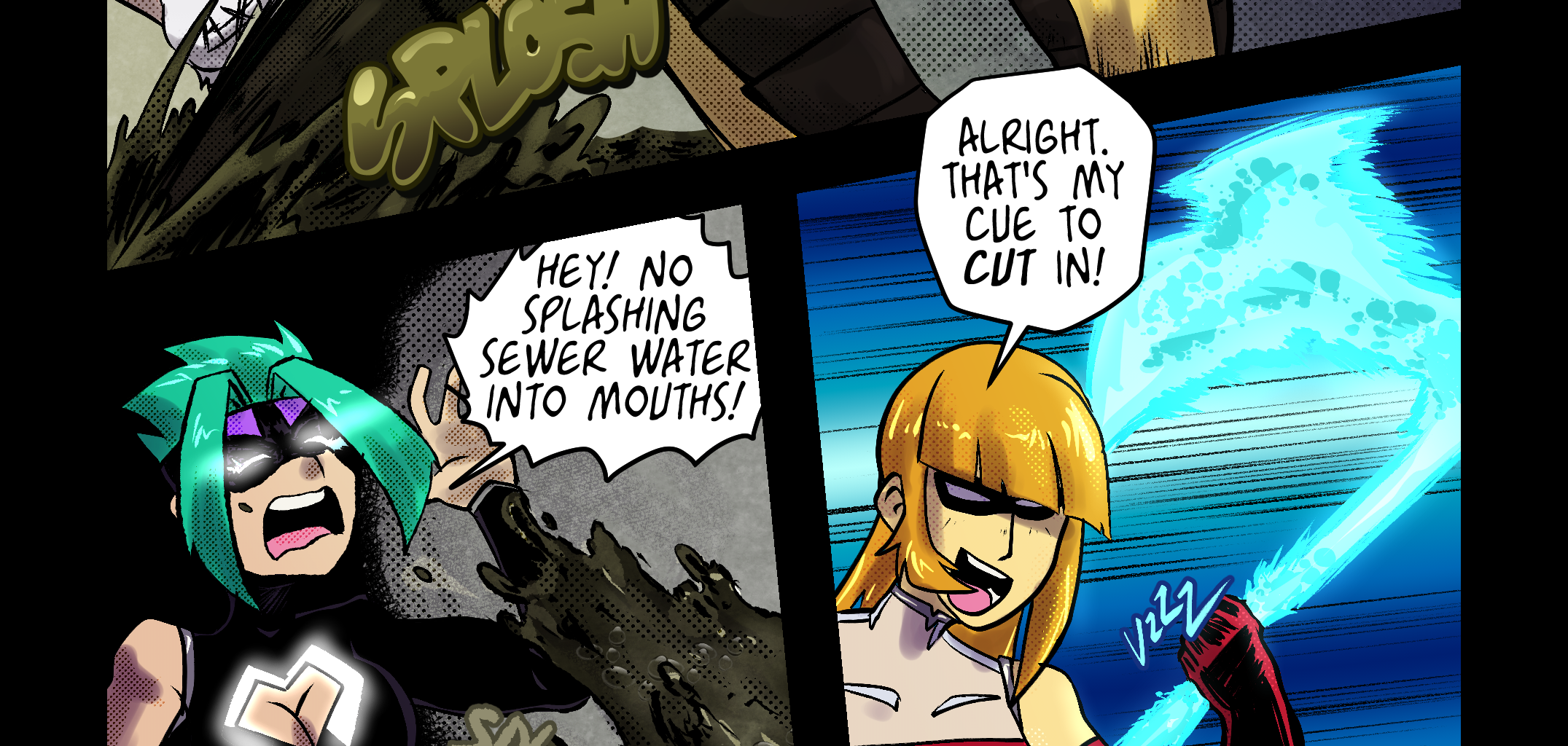 Mega Maiden - Episode 40, Page 11: 40 Into the Underground