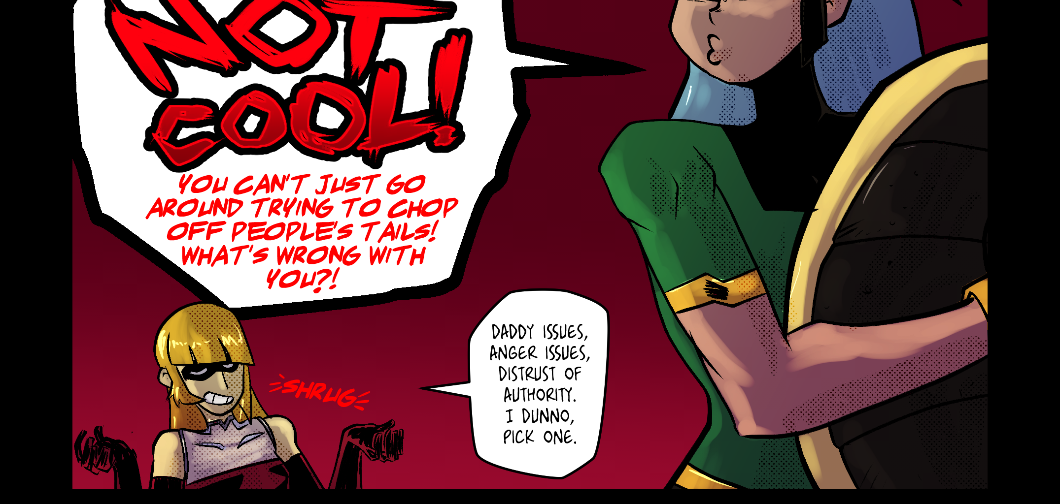 Mega Maiden - Episode 40, Page 12: 40 Into the Underground