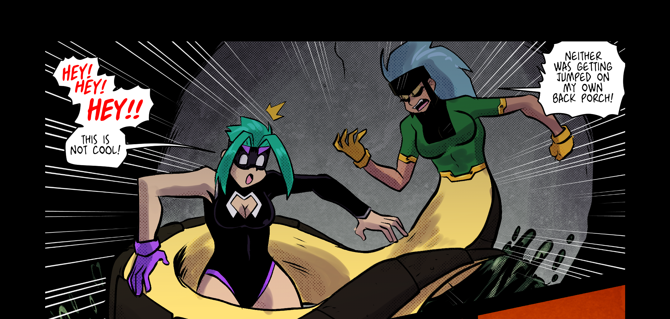 Mega Maiden - Episode 40, Page 16: 40 Into the Underground