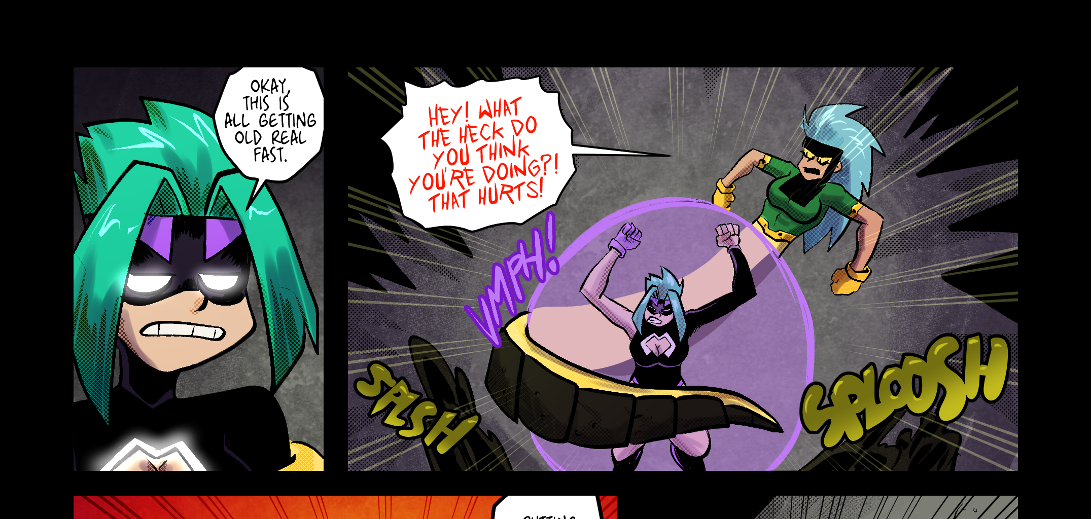 Mega Maiden - Episode 40, Page 17: 40 Into the Underground