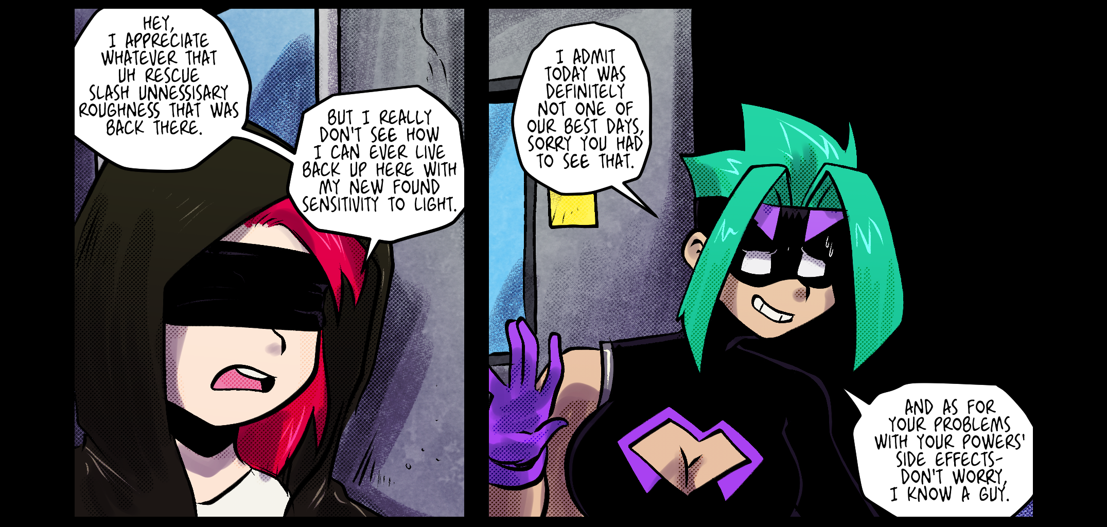 Mega Maiden - Episode 40, Page 18: 40 Into the Underground