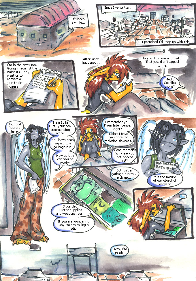 Inhuman  - Episode 2, Page 1: manga1