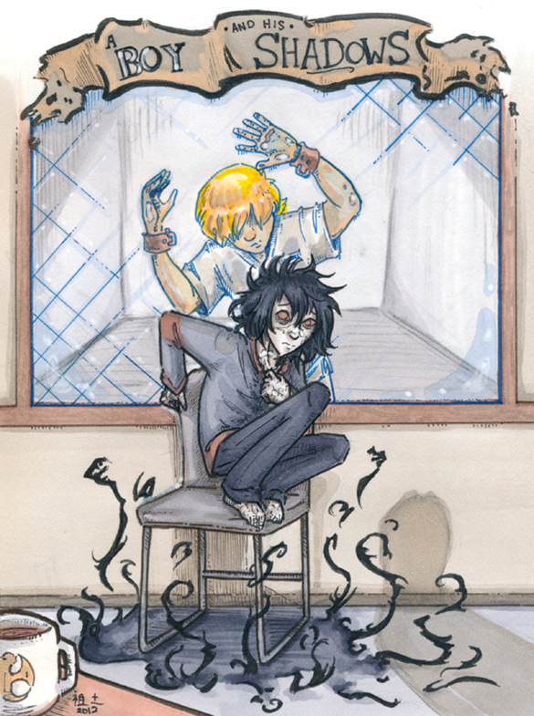 Inhuman  - Episode 473, Page 1: arc11splash-boyandhisshadows