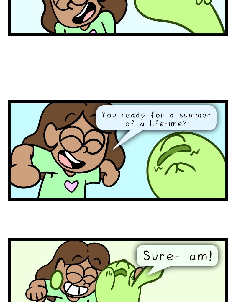 Life of a Highschool Slime - Episode 22, Page 2: Summer Days- Chapter 2