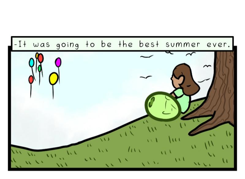 Life of a Highschool Slime - Episode 24, Page 2: Summer Days- Chapter 4