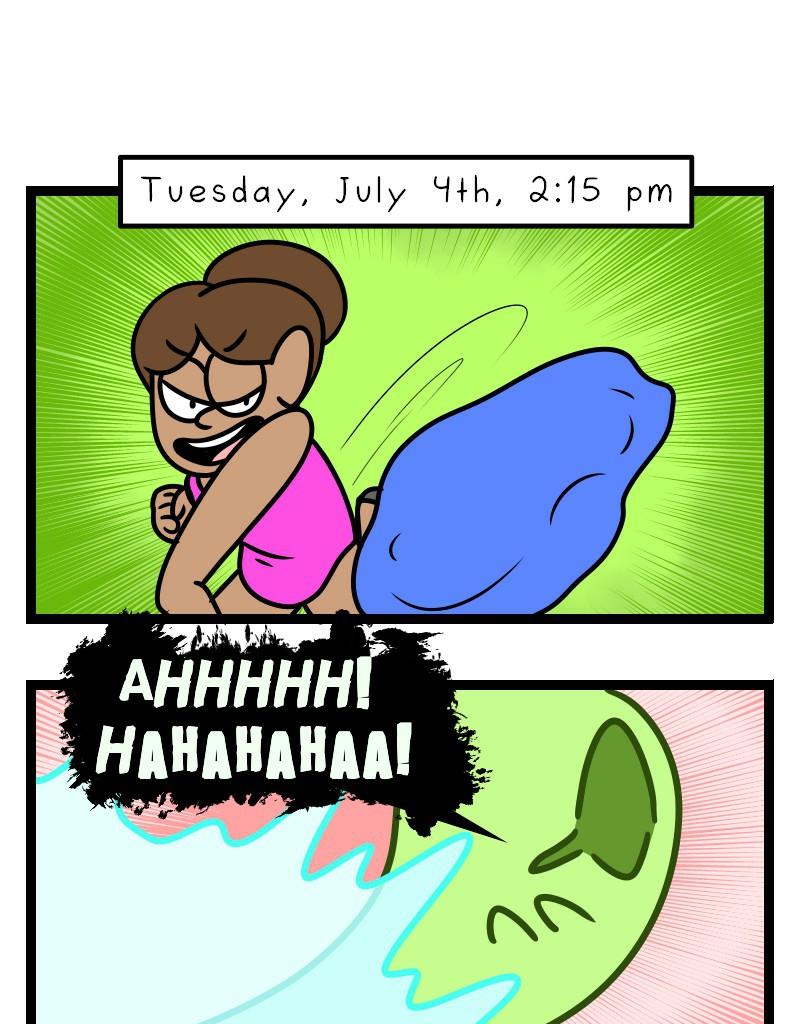 Life of a Highschool Slime - Episode 34, Page 4: Summer Days- Chapter 14