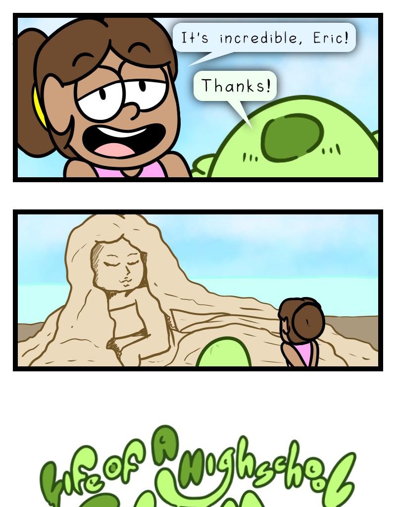 Life of a Highschool Slime - Episode 39, Page 2: Summer Days- Chapter 19