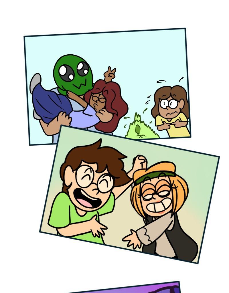 Life of a Highschool Slime - Episode 46, Page 14: Susan & Eric Slime's Summer Photos